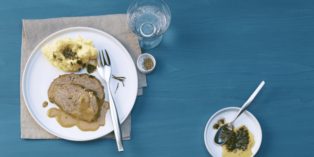 Rezept des Monats: Hackbraten mit Kalbsbrät und getrockneten Tomaten ...