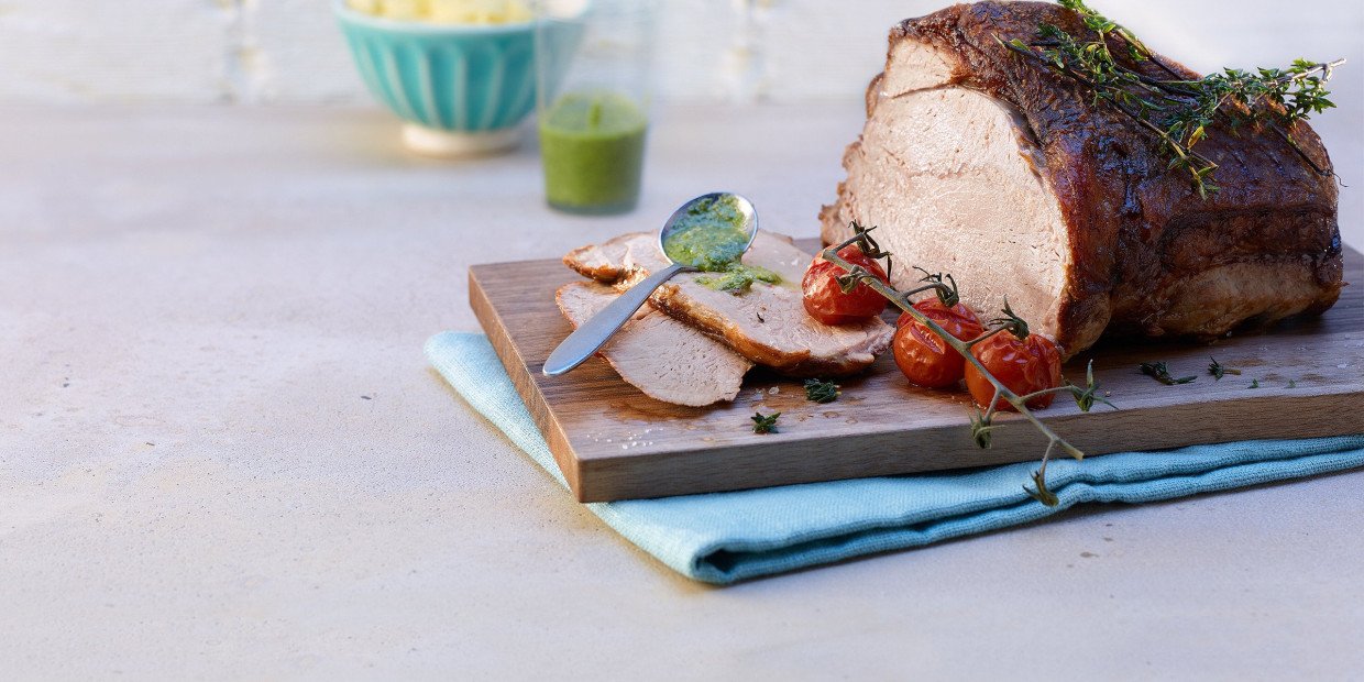 Fleisch angerichtet
