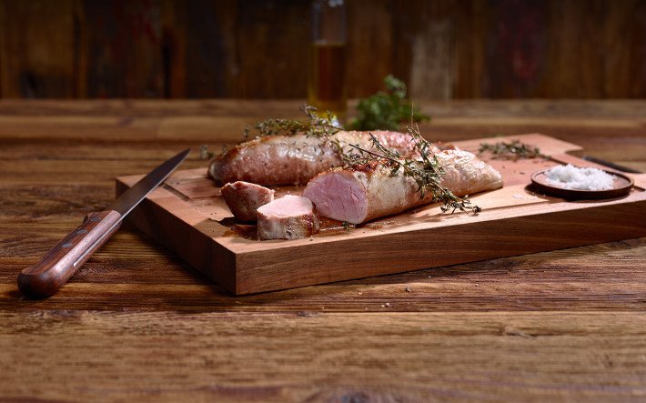Schweinsfilet am Stück