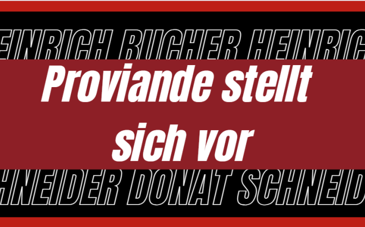 Proviande stellt sich vor: Heinrich Bucher und Donat Schneider